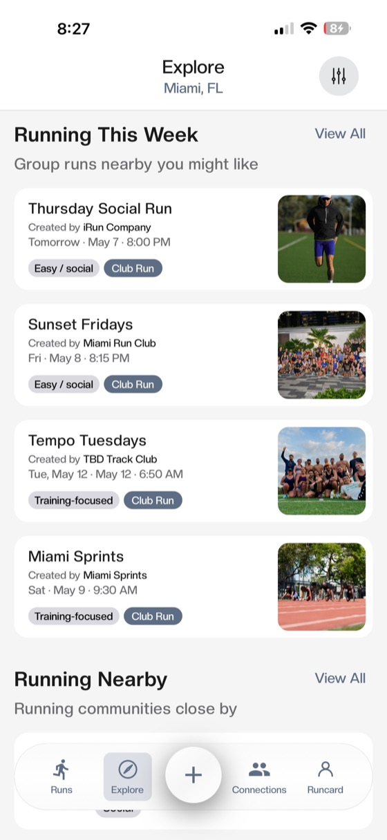 Runcards — Discover