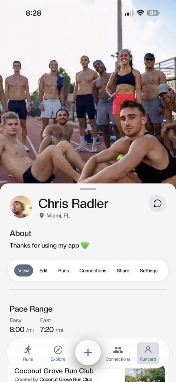 Runcards — Your runcard